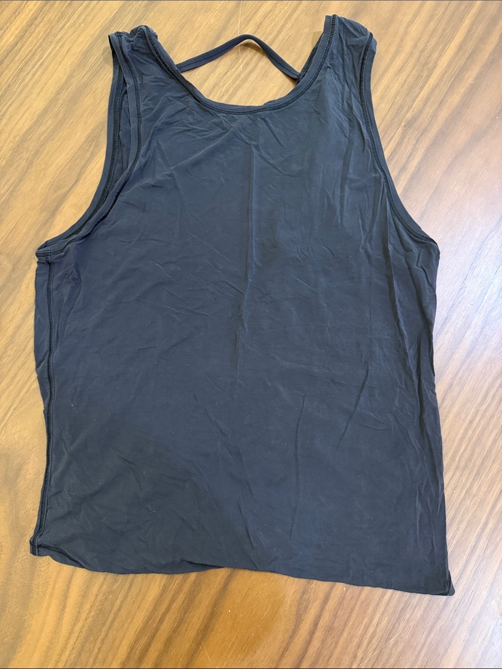 lululemon athletica Black Open Back Tank Top